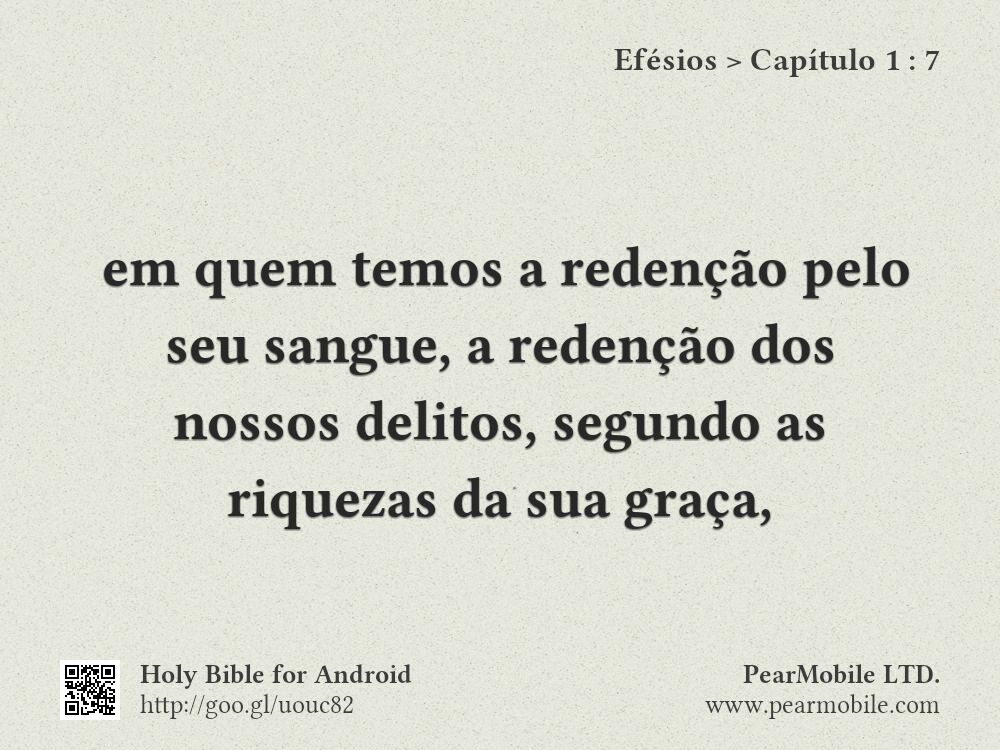 Efésios, Capítulo 1:7